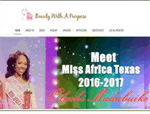 Tablet Screenshot of missafricatexas.com